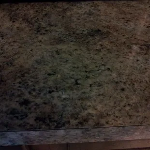 Wilsonart laminate (Inventory # 4923K-52) was a Special Order. Installed by one of the  recommended Contractors from Jabara.