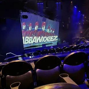 Stage and seating