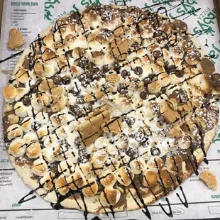 Smores pizza