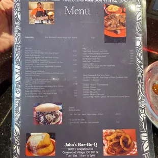 Menu as of 8/14/2021
