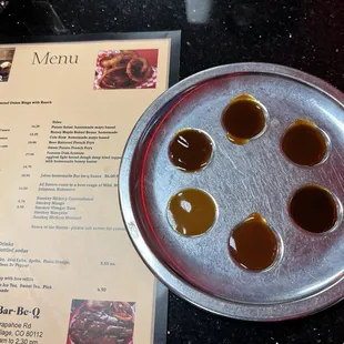 The sauces were interesting but meats are even more important for me
