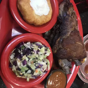 Pork ribs, very dry pork ribs.