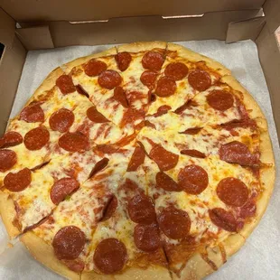 Under new management Cheese and Pepperoni