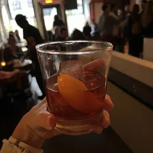 "Full" Negroni with ice