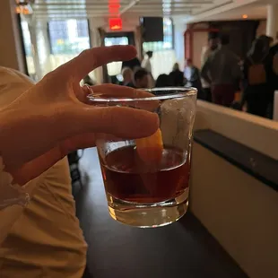 "Full" Negroni without ice