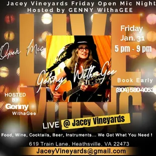 Friday Nights Always Live Music !