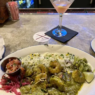 Chile Mango Shrimp Tacos