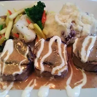 Chorizo Stuffed Pork Tenderloin Medallions