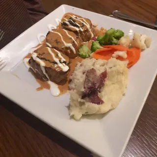 Chorizo Stuffed Pork Tenderloin Medallions