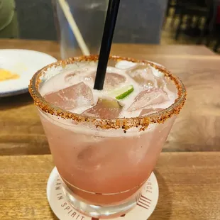Watermelon spicy margarita, it&apos;s gooood!!