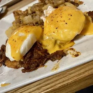 Barbados eggs Benedict