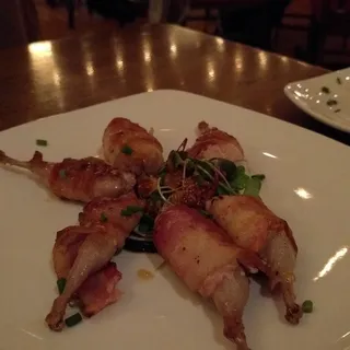 Bacon-Wrapped Texas Quail