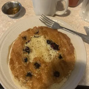 Blueberry pancakes