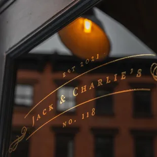 a reflection of a building