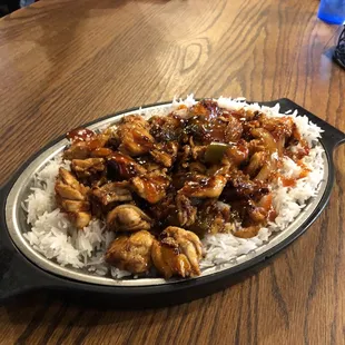 Grilled Chicken Plate w/Hot and Sweet Sauce