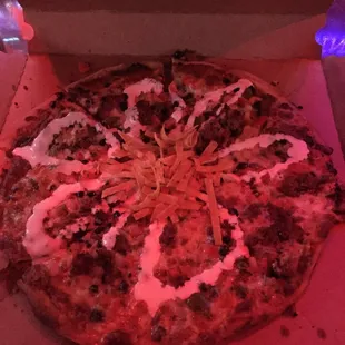 Nacho pizza