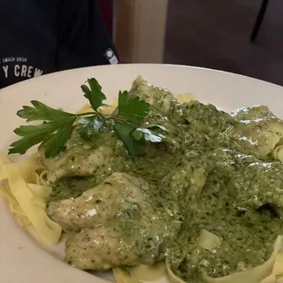 Scampi al Pesto