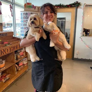 Check out the love and wonderful grooming skills from our groomer,  Jade!