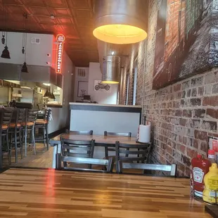 Bar area and seating