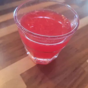 Cherry lemon drop shot