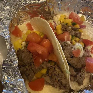 Steak tacos
