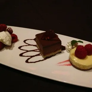 Dessert trio from restaurant week 2013