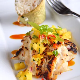 grilled fish, food