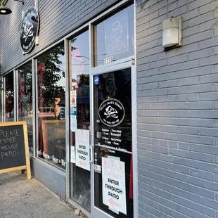 the outside of the building