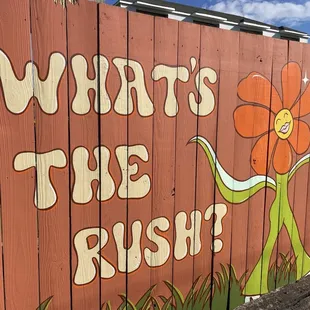 Cute mural where we parked