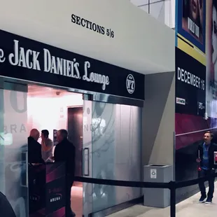 Section 5 &amp; 6 enter thru Jack Daniel's lounge