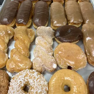 a variety of doughnuts