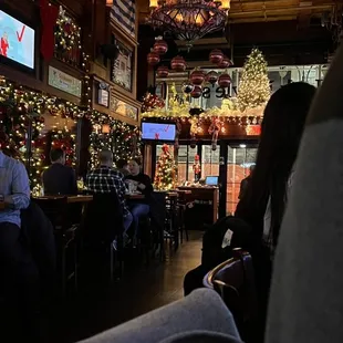 people sitting at the bar