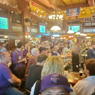 The Vikings game great environment friendly people If you're going on game day reserve your seat before u go... skol