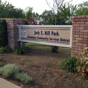 The sign near the parking lot.