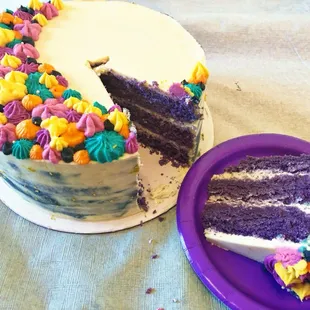 Layered Ube Cake
