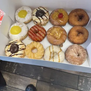 Assortment of donuts, one dozen