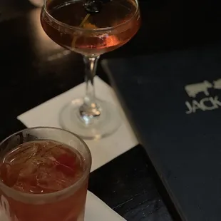 Old fashioned and Malachi Manhattan