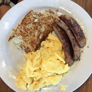 CHICKEN APPLE SAUSAGE & EGGS
