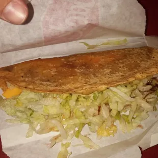 Monster taco!
