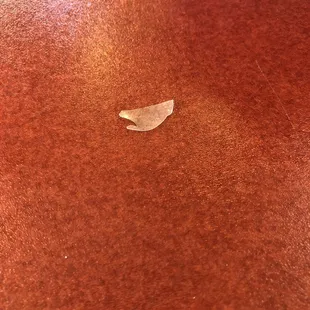 Piece of plastic