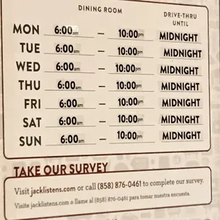 Hours are different than posted. Yes the inside closes at 10:00 Pm, but drive through is open till midnight. :)