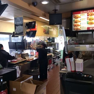 sushi and sashimi, interior