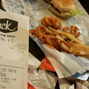 Ordered curly fries ... and got half regular. ..... wow...