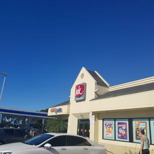 outside