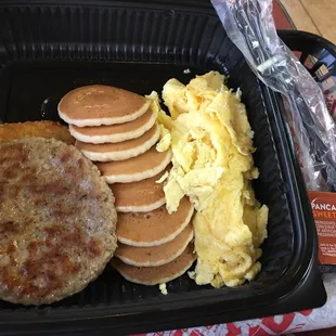 pancakes, food