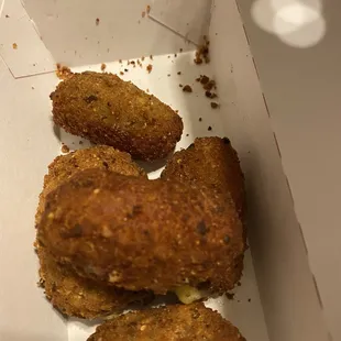 Burnt jalapeño poppers