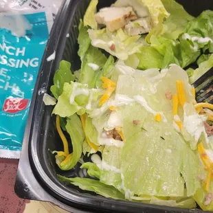 Bug in club salad