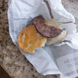 Sausage biscuit