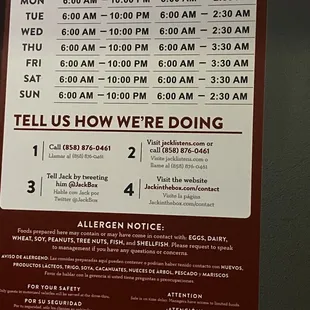 New hours and are still closed early