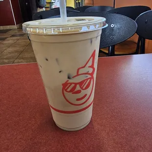 large iced coffee caramel $3.79